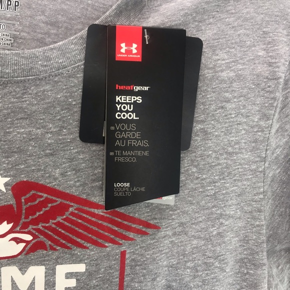 Under Armour Heatgear Home of the Brave T-Shirt Sm - Picture 5 of 8